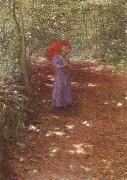 Antonin Slavicek Walking in the Park oil painting reproduction